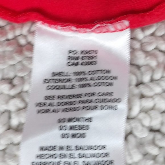 Lot of Two Angels Team Blue/ Red Onesies Size 0/3M - Picture 9 of 13